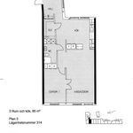 Hyr ett 3-rums lägenhet på 85 m² i Jönköping