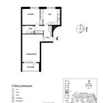 Rent 2 rooms apartment of 61 m² in Gävle