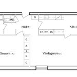 Rent 2 rooms apartment of 67 m² in Halmstad