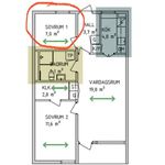 Hyr ett rum på 7 m² i Klosters Fälad