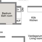 Hyr ett 3-rums lägenhet på 60 m² i 169 58