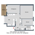 Hyr ett 3-rums lägenhet på 70 m² i Finspång
