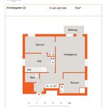 Rent 3 rooms apartment of 73 m² in Borås
