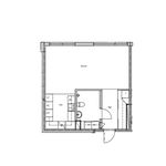 Rent 1 rooms apartment of 43 m² in Bara - Centrum