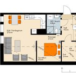 Rent 1 rooms apartment of 42 m² in Västerås