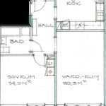 Rent 2 rooms apartment of 66 m² in Centralt