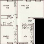 Rent 3 rooms apartment of 77 m² in Marielund