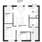 Rent 4 rooms apartment of 84 m² in Botkyrka