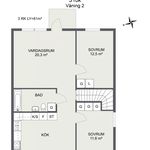 Hyr ett 3-rums lägenhet på 81 m² i Dorotea