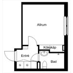 Rent 1 rooms apartment of 21 m² in Karlstad