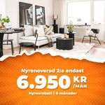 Rent 2 rooms apartment of 66 m² in Sundsvall