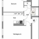 Rent 2 rooms apartment of 55 m² in Sundbyberg