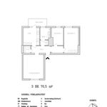 Rent 3 rooms apartment of 70 m² in Gävle