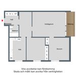 Hyr ett 3-rums lägenhet på 81 m² i Finspång