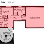Rent 1 rooms apartment of 37 m² in Vilhelmina