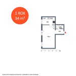 Rent 1 rooms apartment of 35 m² in Eskilstuna - Nyfors