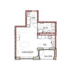 Hyr ett 1-rums lägenhet på 38 m² i Knislinge