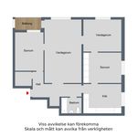Rent 4 rooms apartment of 91 m² in Finspång