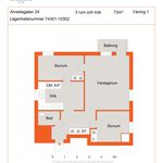 Rent 3 rooms apartment of 73 m² in Borås