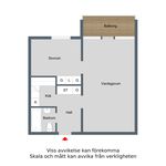 Hyr ett 2-rums lägenhet på 44 m² i Finspång