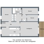 Hyr ett 4-rums lägenhet på 85 m² i Finspång