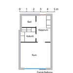 Rent 1 rooms apartment of 33 m² in Vilhelmina