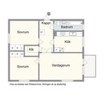 Rent 3 rooms apartment of 66 m² in Södra