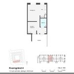 Hyr ett 2-rums lägenhet på 47 m² i Eslöv - Centrum