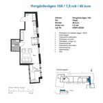 Rent 1 rooms apartment of 46 m² in Växjö