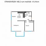 Rent 2 rooms apartment of 61 m² in Vilhelmina