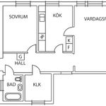 Rent 2 rooms apartment of 64 m² in Henån