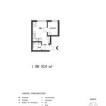 Rent 1 rooms apartment of 23 m² in Gävle