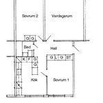 Hyr ett 3-rums lägenhet på 74 m² i Östra Ryd