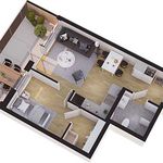 Rent 2 rooms apartment of 39 m² in Luleå