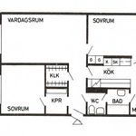 Rent 3 rooms apartment of 83 m² in Surahammar