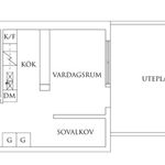 Hyr ett 1-rums lägenhet på 33 m² i Göteborg