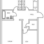 Hyr ett 3-rums lägenhet på 74 m² i Svanesund