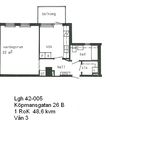 Hyr ett 1-rums lägenhet på 49 m² i Hunnebostrand