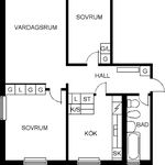 Hyr ett 3-rums lägenhet på 76 m² i Nybro