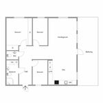 Rent 4 rooms apartment of 95 m² in Mölndal