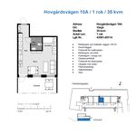 Rent 1 rooms apartment of 35 m² in Växjö