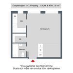 Hyr ett 1-rums lägenhet på 30 m² i Finspång