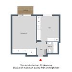 Rent 1 rooms apartment of 39 m² in Finspång