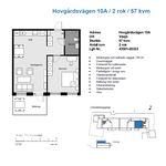 Rent 2 rooms apartment of 57 m² in Växjö