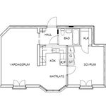 Hyr ett 2-rums lägenhet på 56 m² i Jönköping
