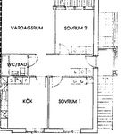 Hyr ett 3-rums lägenhet på 86 m² i Strövelstorp