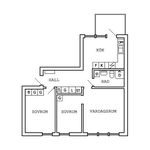 Rent 1 rooms apartment of 70 m² in Haparanda