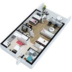 Rent 1 rooms apartment of 53 m² in Rydaholm