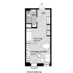 Rent 1 rooms apartment of 35 m² in Lund