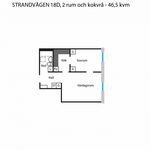 Hyr ett 2-rums lägenhet på 46 m² i Vilhelmina